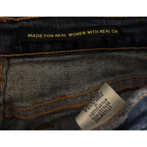 NYDJ Tummy Tuck Jeans Luxury Denim Women’s Size 10 Style 700 Dark Wash Slimming - Picture 3 of 8